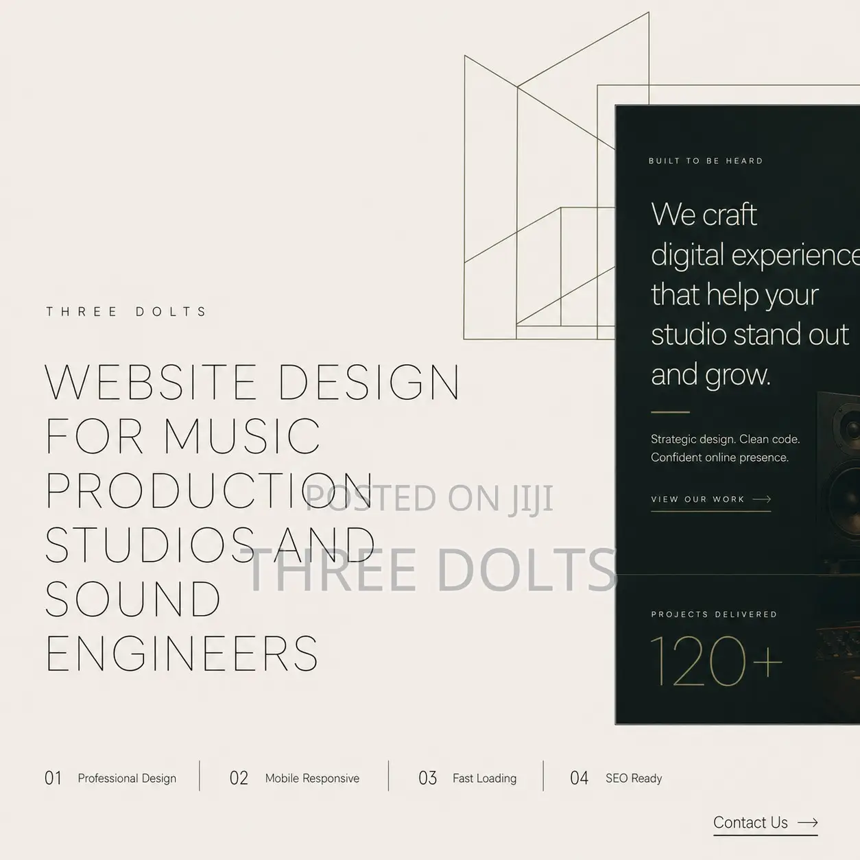 Website Design for Music Production Studios and Sound Engineers