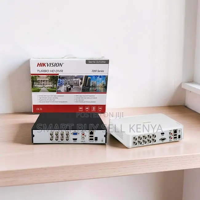 2 Year Warranty Hikvision 4 Channel, 8 Channel Upto 1080P DVR Machine