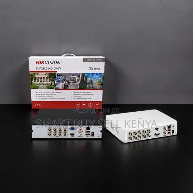Home Security Hikvision 4 Channel, 8 Channel Upto 1080P DVR Machine