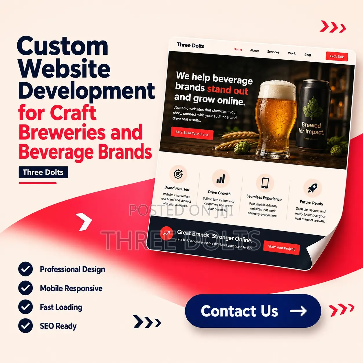 Custom Website Development for Craft Breweries and Beverage Brands