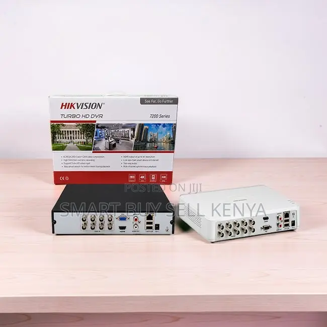 Quality Ensured Hikvision 4 Channel, 8 Channel Upto 1080P DVR Machine