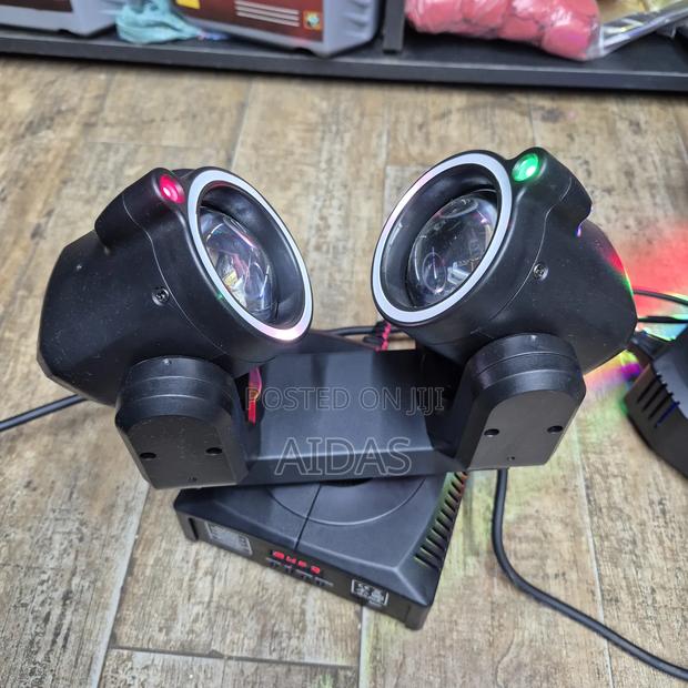 Mini Dual Moving Head LED Stage Light – DJ Party Lighting