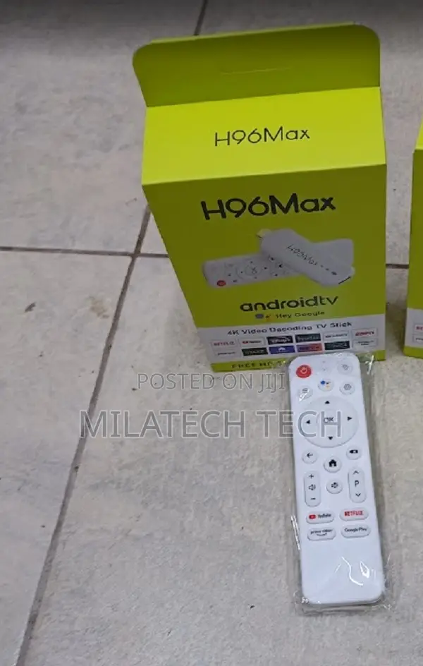 H96 Max Android TV Stick 2GB RAM 16GB With WiFi Bluetooth