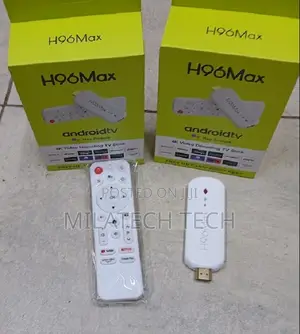 H96 Max Android TV Stick 2GB RAM 16GB With WiFi Bluetooth