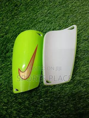 Elite Football Neon Green Shin Pads