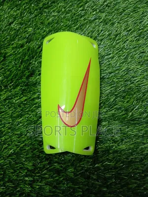 Elite Football Neon Green Shin Pads