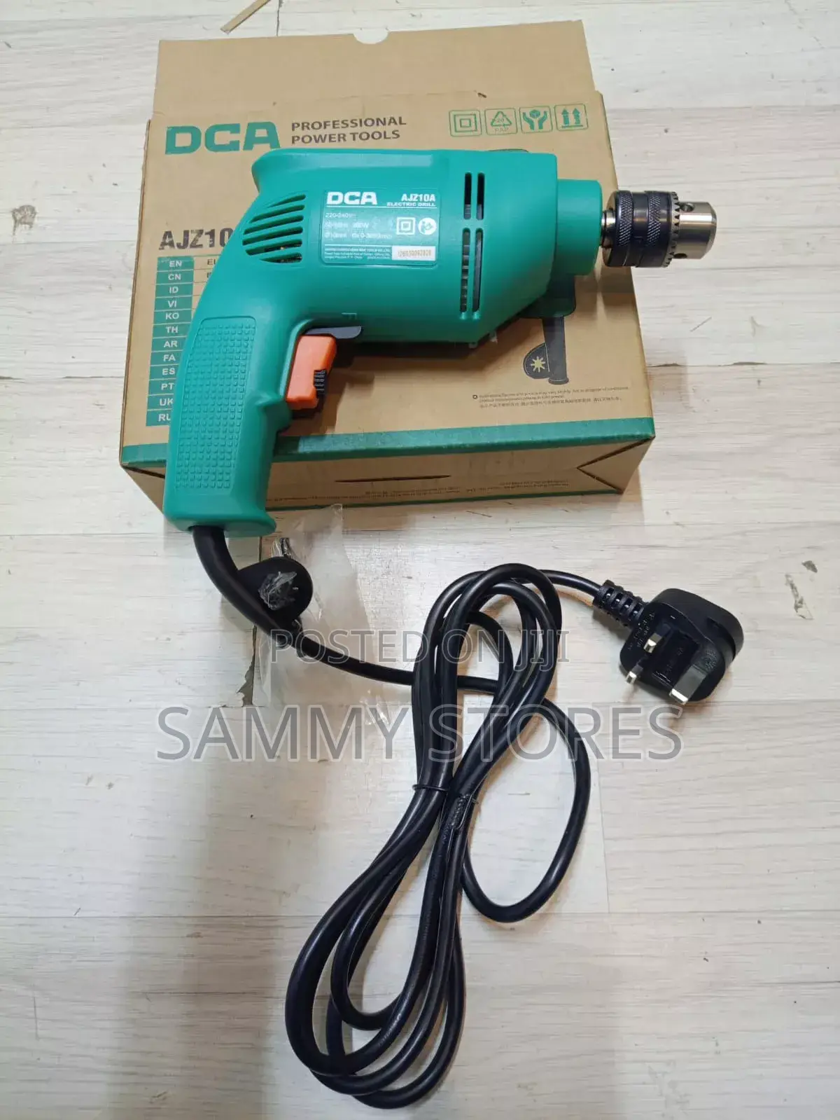 DCA 10mm Electric Power Drill 300W – Durable Home Workshop Drill
