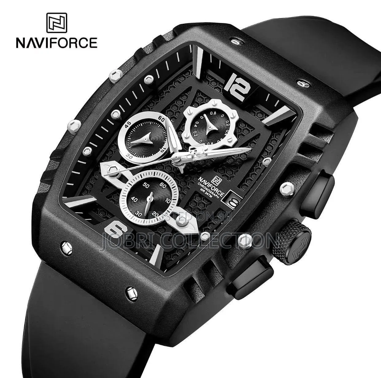 Naviforce Rubber Strap Chronograph Gents Watch