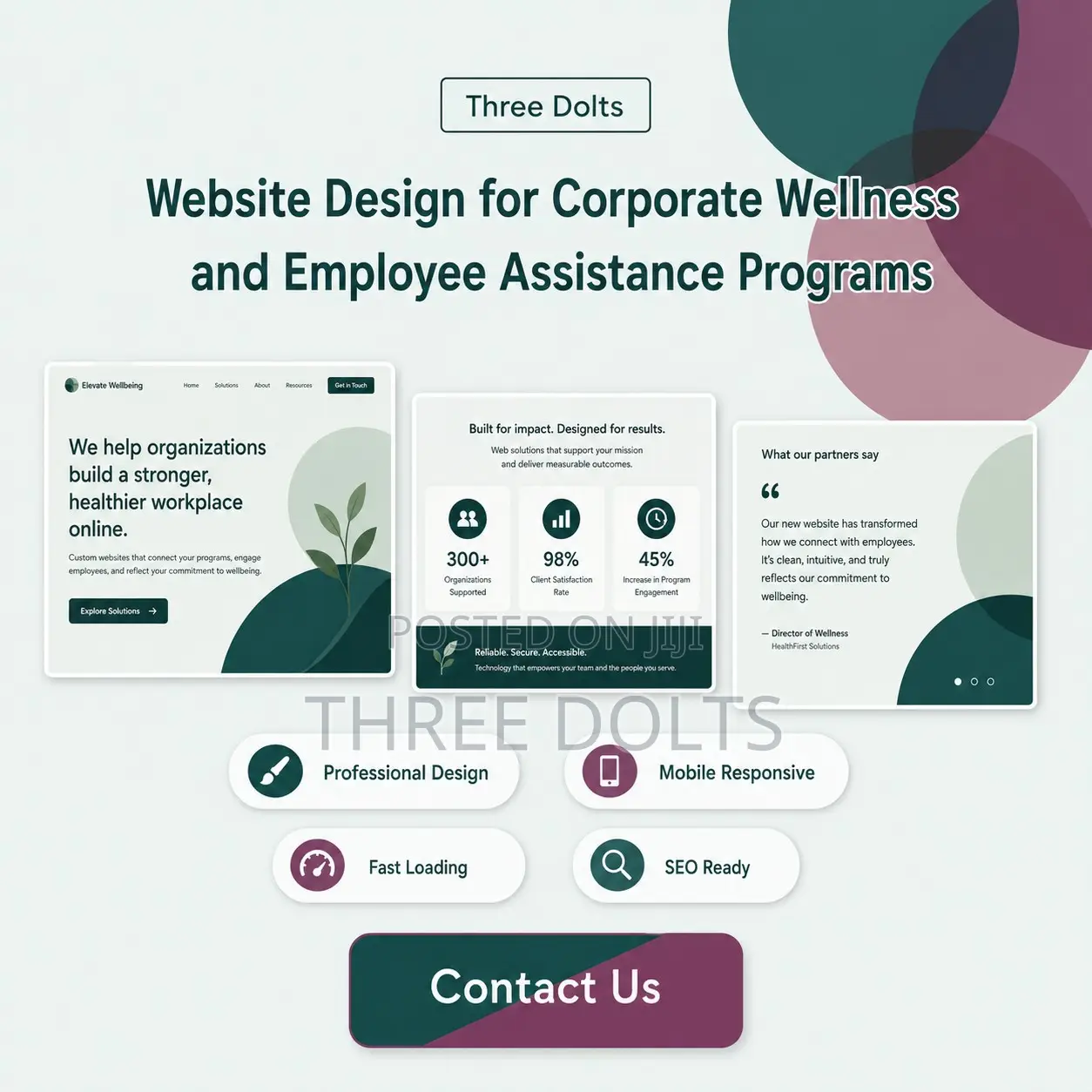 Website Design for Corporate Wellness and Employee Assistance Programs