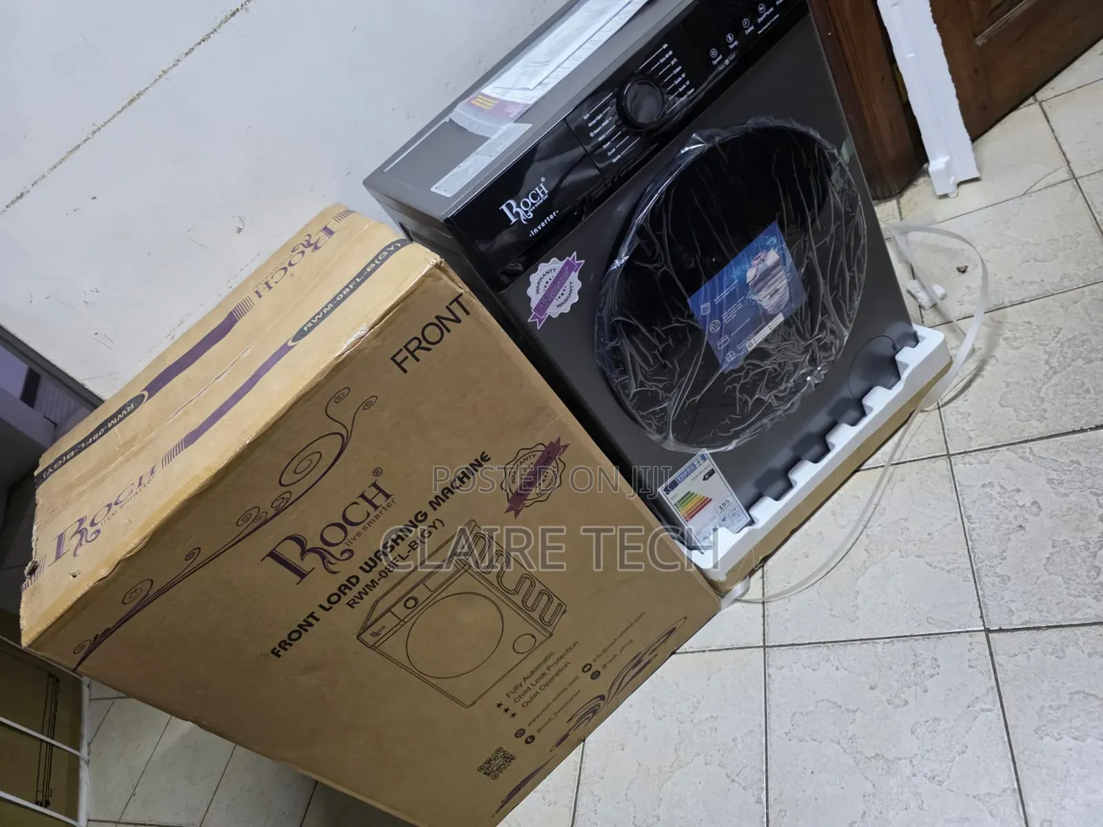 Roch RWM 8KG Front Load Washing Machine – Fully Automatic Energy