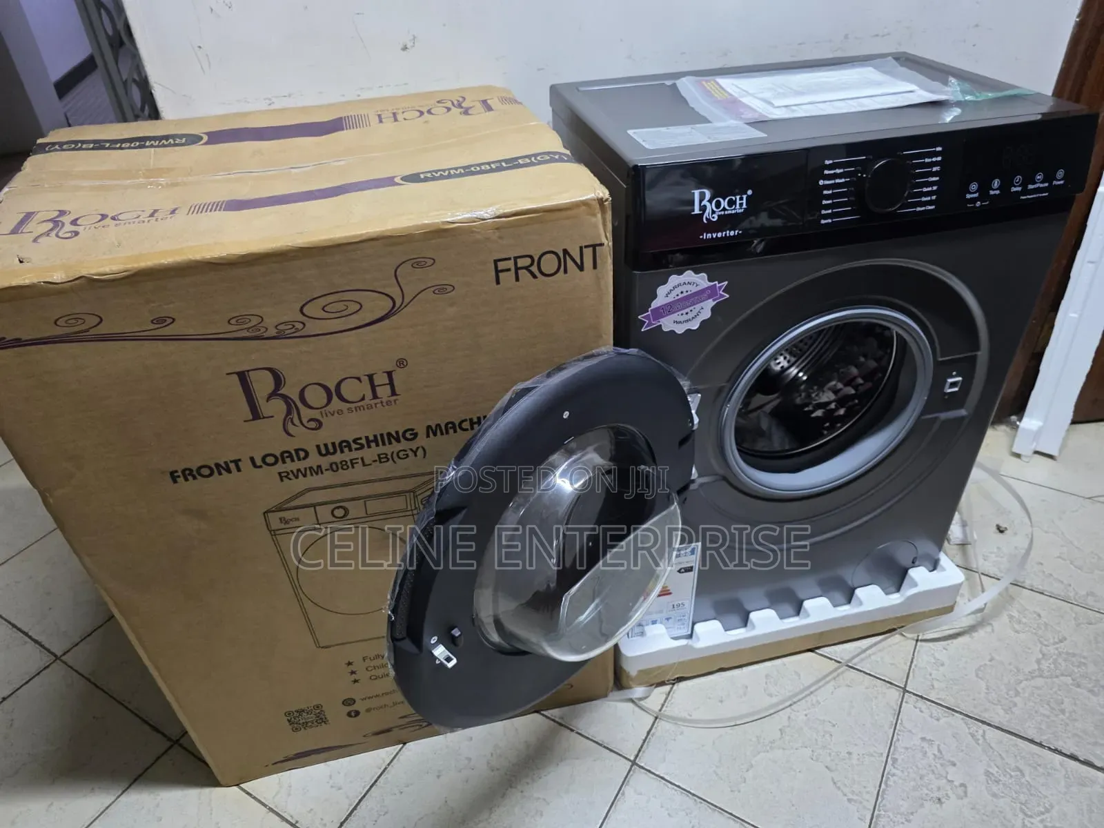 Roch 12KG Front Load Washing Machine