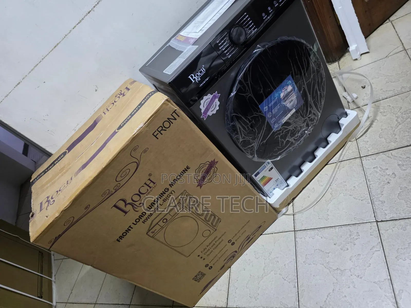 Roch 8KG Front Load Washing Machine – Powerful Cleaning Performance