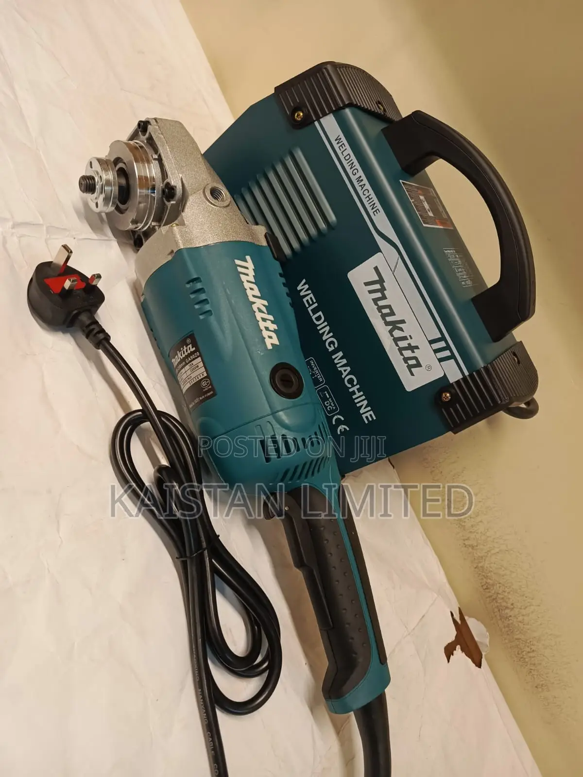 Makita 3+1 : 500A Welding Machine, 9-Inch Angle Grinder Impact Drill