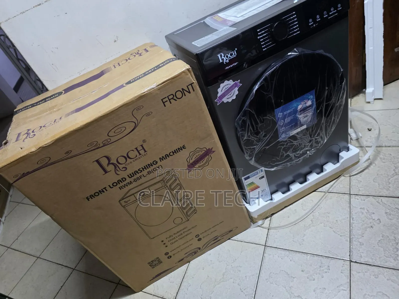 Roch RWM 8KG Automatic Front Load Washing Machine