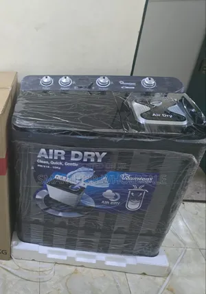Black Ramtons 10kgs Top Load Twin Tub Washing Machine