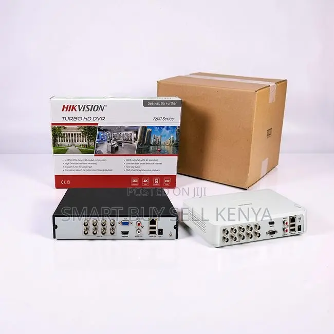 Plug and Play Hikvision 4 Channel, 8 Channel Upto 1080P DVR Machine