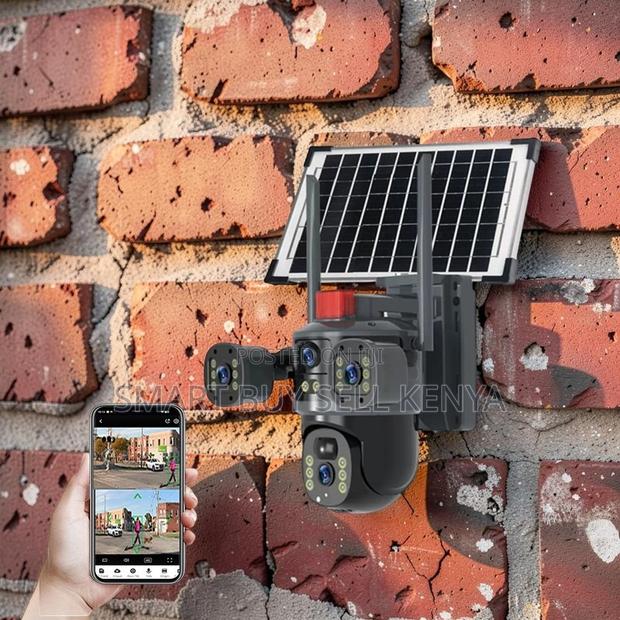 Outdoor Security 20MP 4G PTZ Dual Three Triple Lens Solar Camera