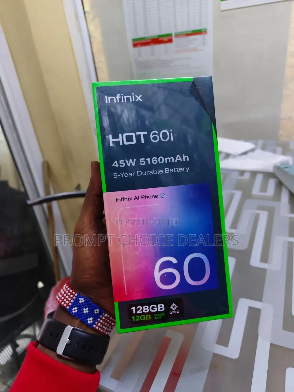 New Infinix Hot 60i 128 GB Black