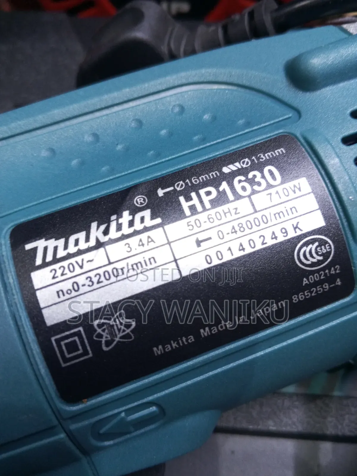1.5 to 13mm Makita Drill