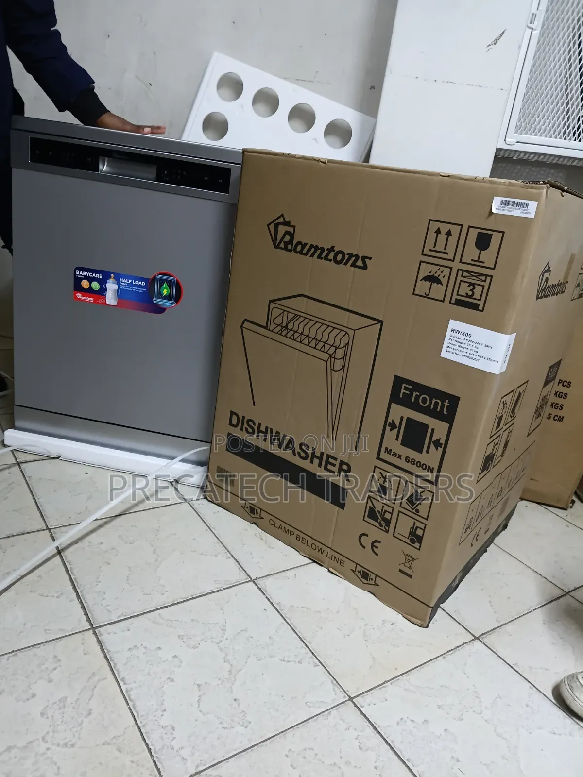 Ramtons Automatic Dishwasher 13 Plates Capacity