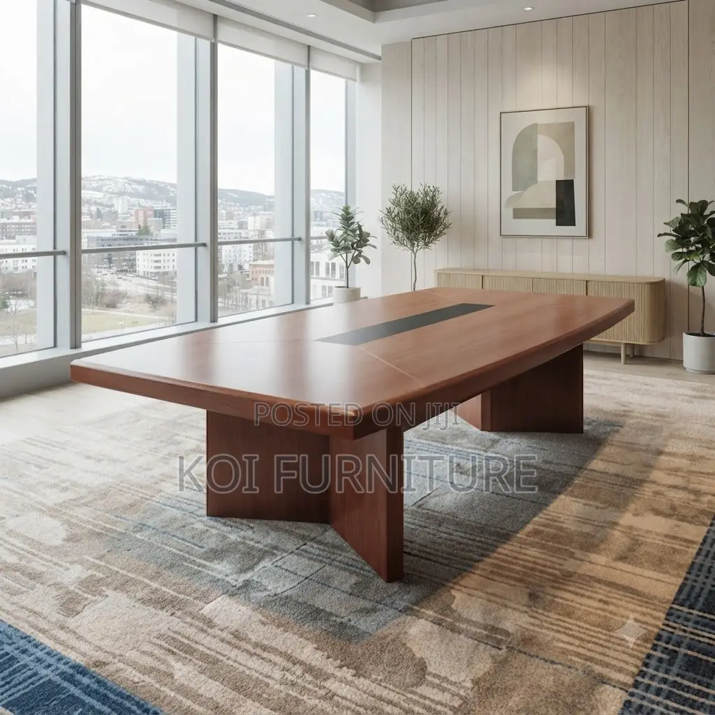 Boardroom Table; 3 Meters Executive Staff Mahogany Boardroom Table