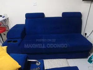 L Sofa 6 Seater With Pouffe