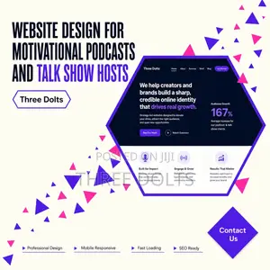 Website Design for Motivational Podcasts and Talk Show Hosts