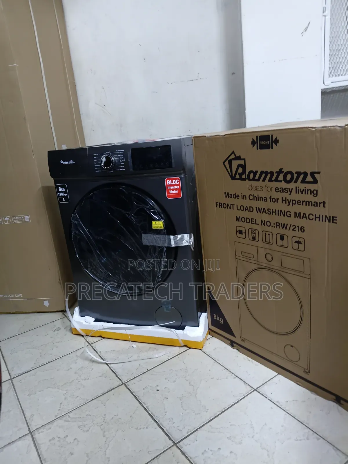 Ramtons 8KG Front Load Washing Machine Energy Saving