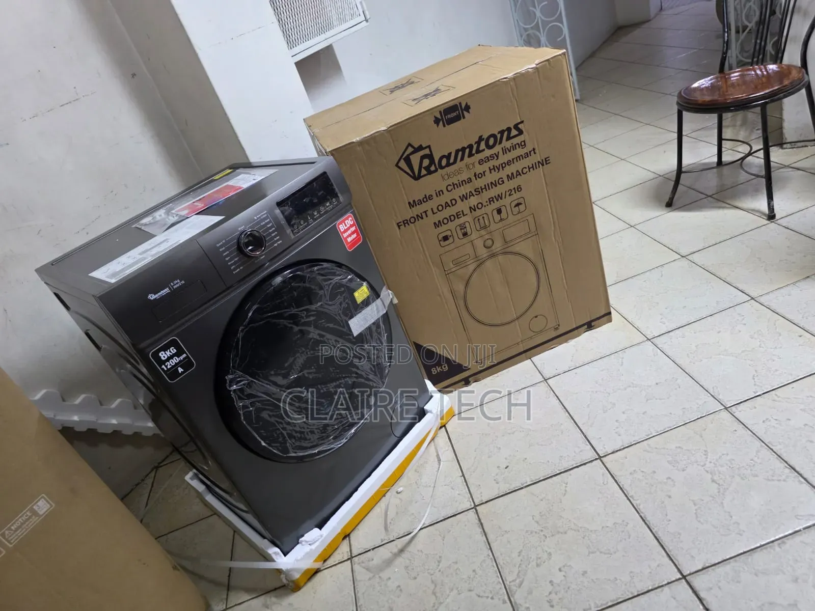 Ramtons RW/216 8KG Automatic Washing Machine With 1200 RPM Spin