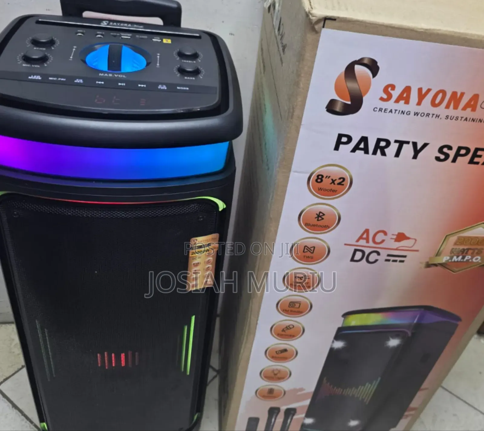 Sayona Portable Party Speaker