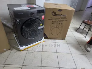 Ramtons RW/216 8KG Inverter Front Load Washer – Dark Silver