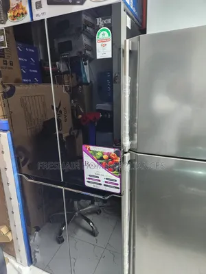 4 Door Fridge Black in Color