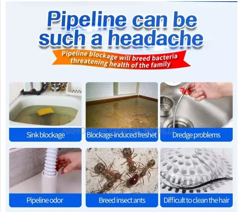 Hydrate Powerful Sink Drain Blockage Cleaner Powder
