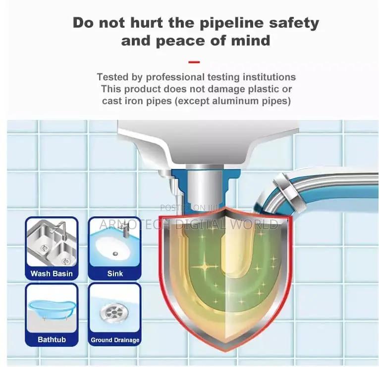 Hydrate Powerful Sink Drain Blockage Cleaner Powder