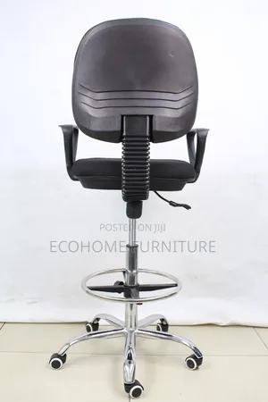Adjustable Drafting Office Chair With Foot Ring Wheels