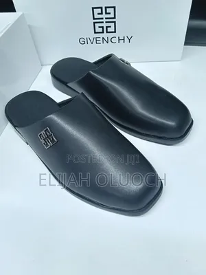 GIVENCHY BLACK___Leather_ _Mules_Sizes* ; 39,40, 41, 42,43, 44, 45