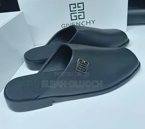 GIVENCHY BLACK___Leather_ _Mules_Sizes* ; 39,40, 41, 42,43, 44, 45
