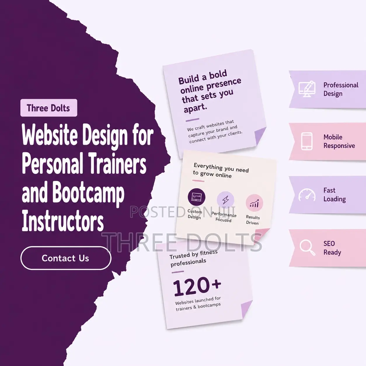 Website Design for Personal Trainers and Bootcamp Instructors