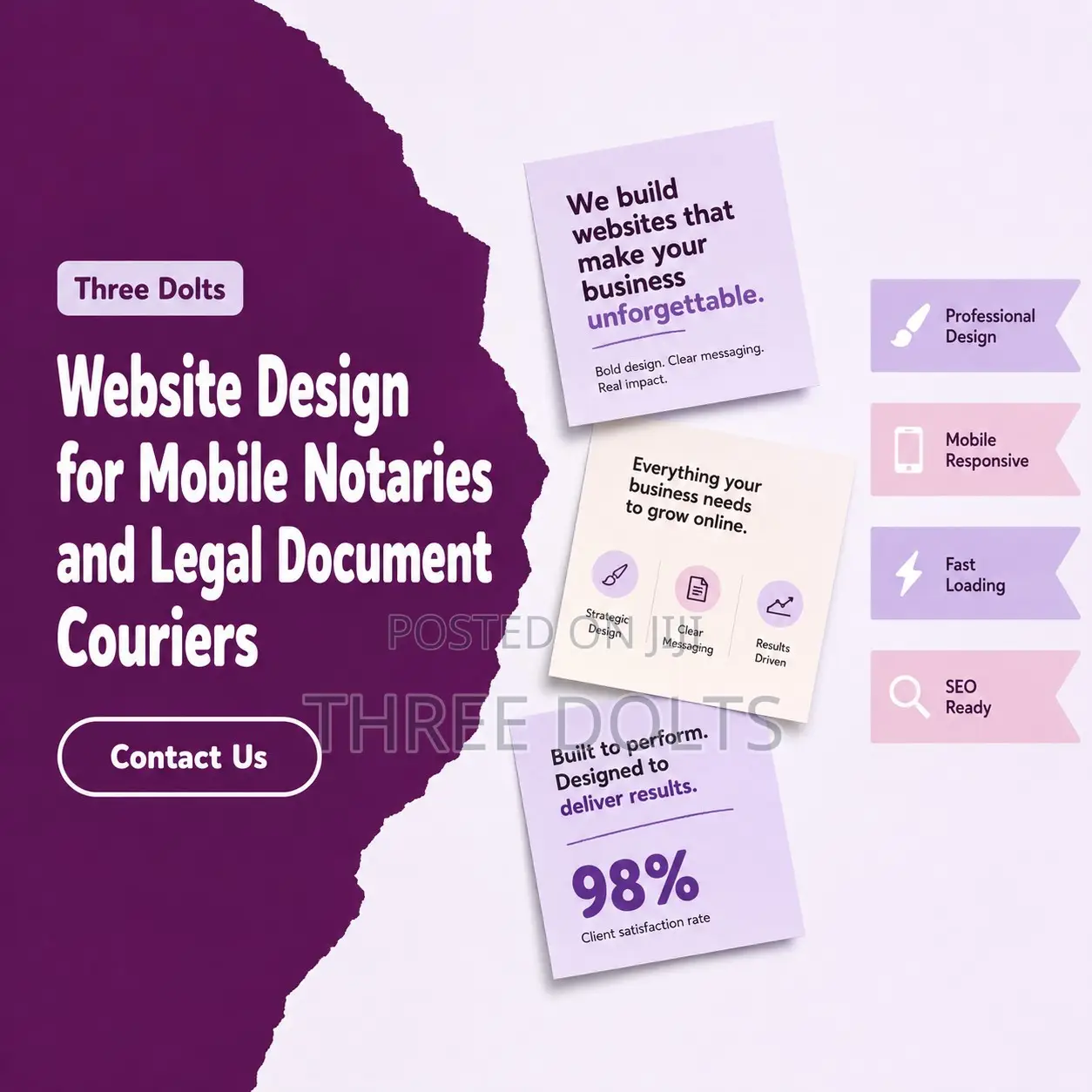 Website Design for Mobile Notaries and Legal Document Couriers