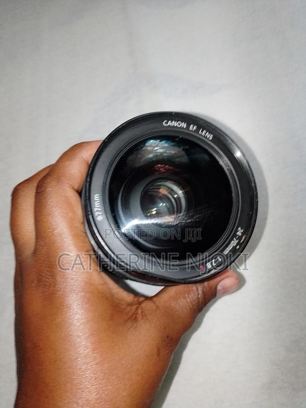 Canon Zoom Lens EF 24-70mm and Camera With Canon Zoom Lens EF 35-80mm