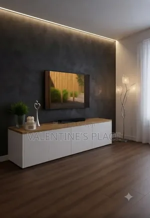 6FT Wooden TV Stand – Modern Design With Storage