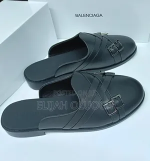 BALENCIAGA_BLACK__ _Leather_ _Mules