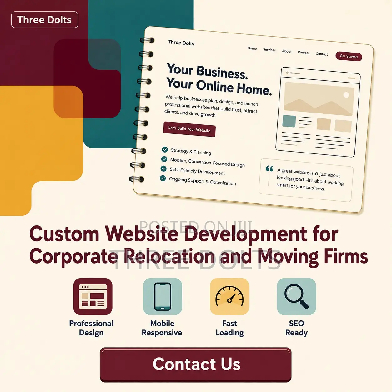 Custom Website Development for Corporate Relocation and Moving Firms