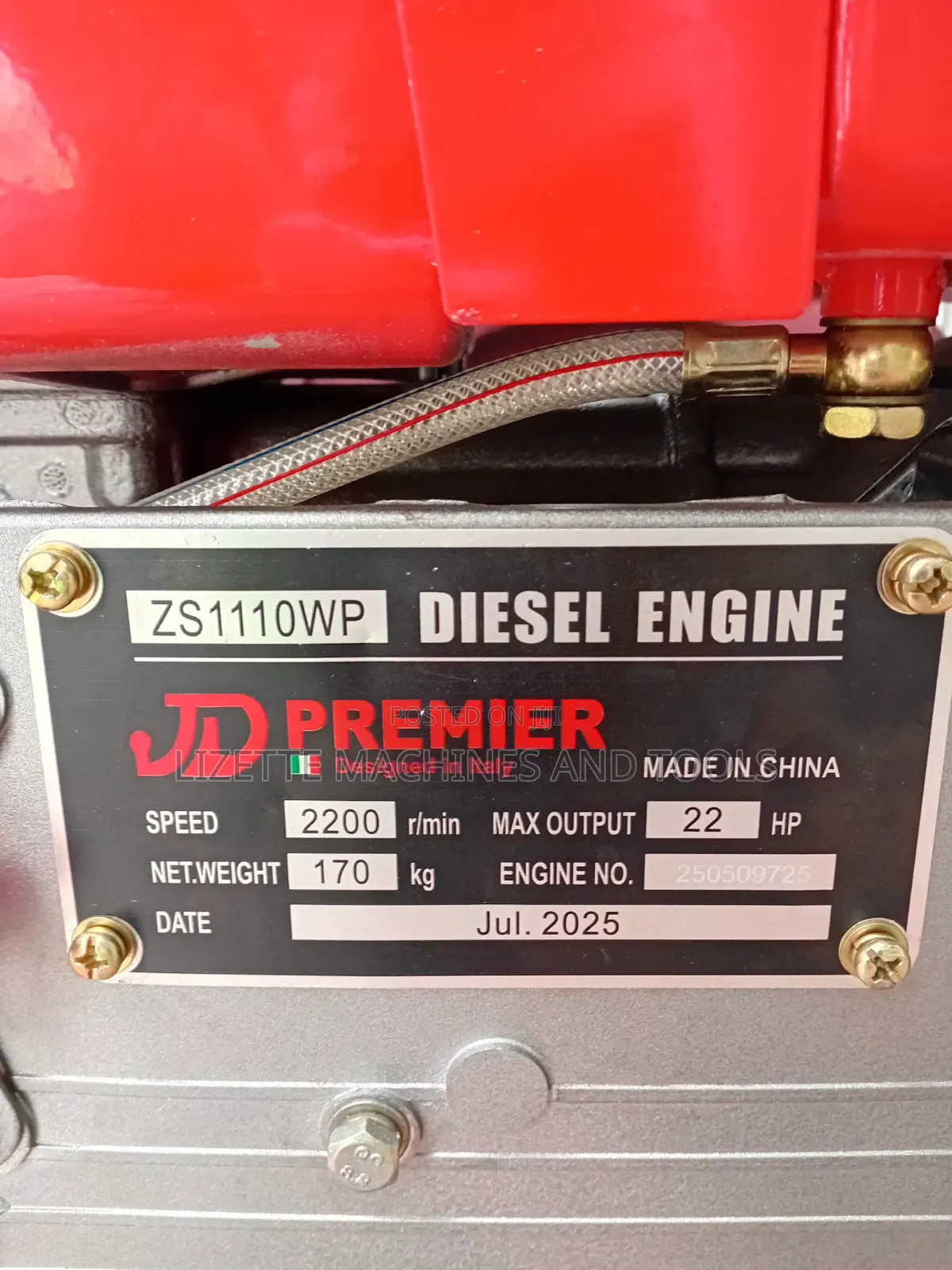 ZS1110WP JD Premier 22hp Diesel Engine