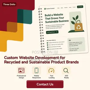Custom Website Development for Recycled and Sustainable Product Brands
