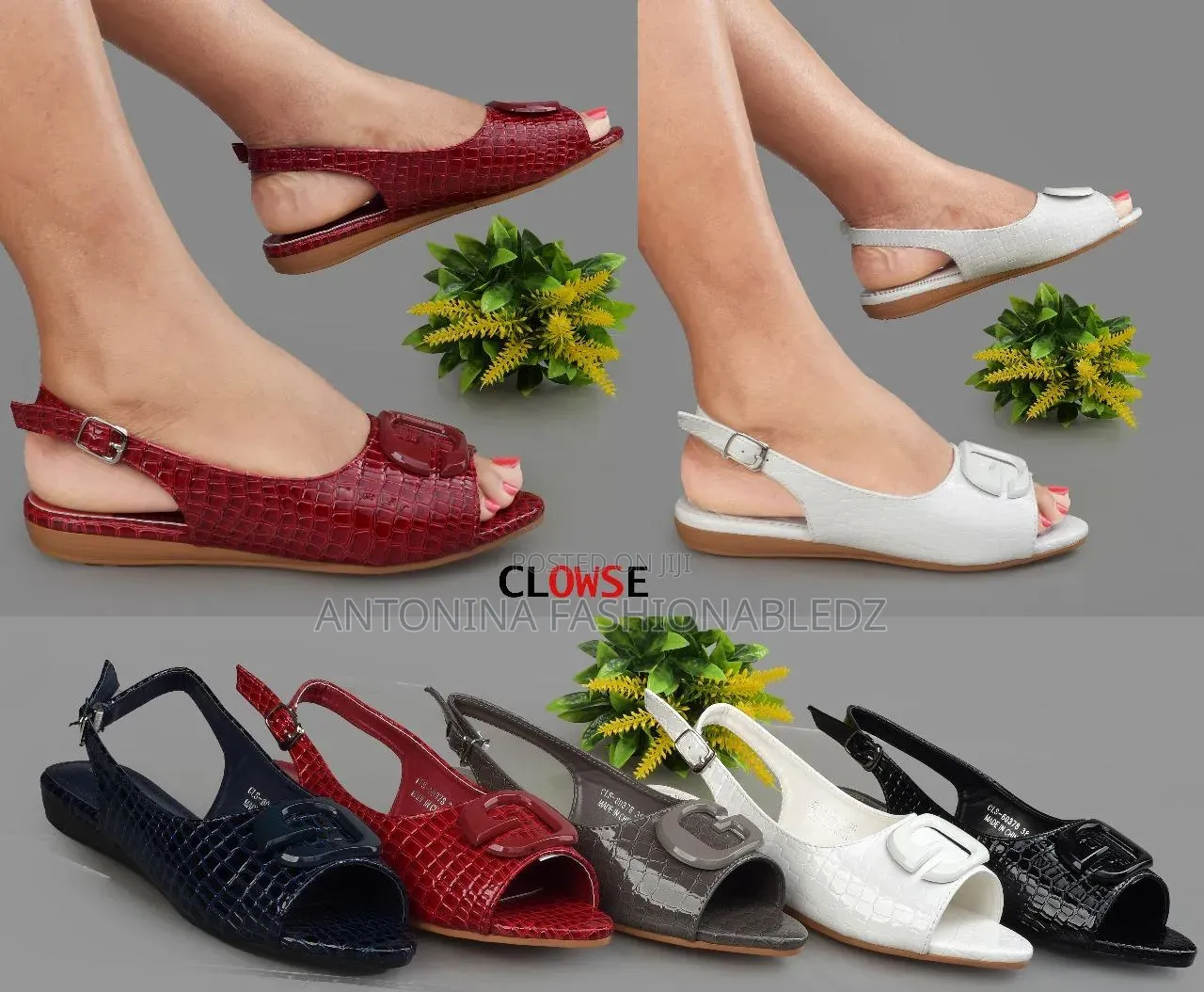 Ladies Comfortable Open Shoes