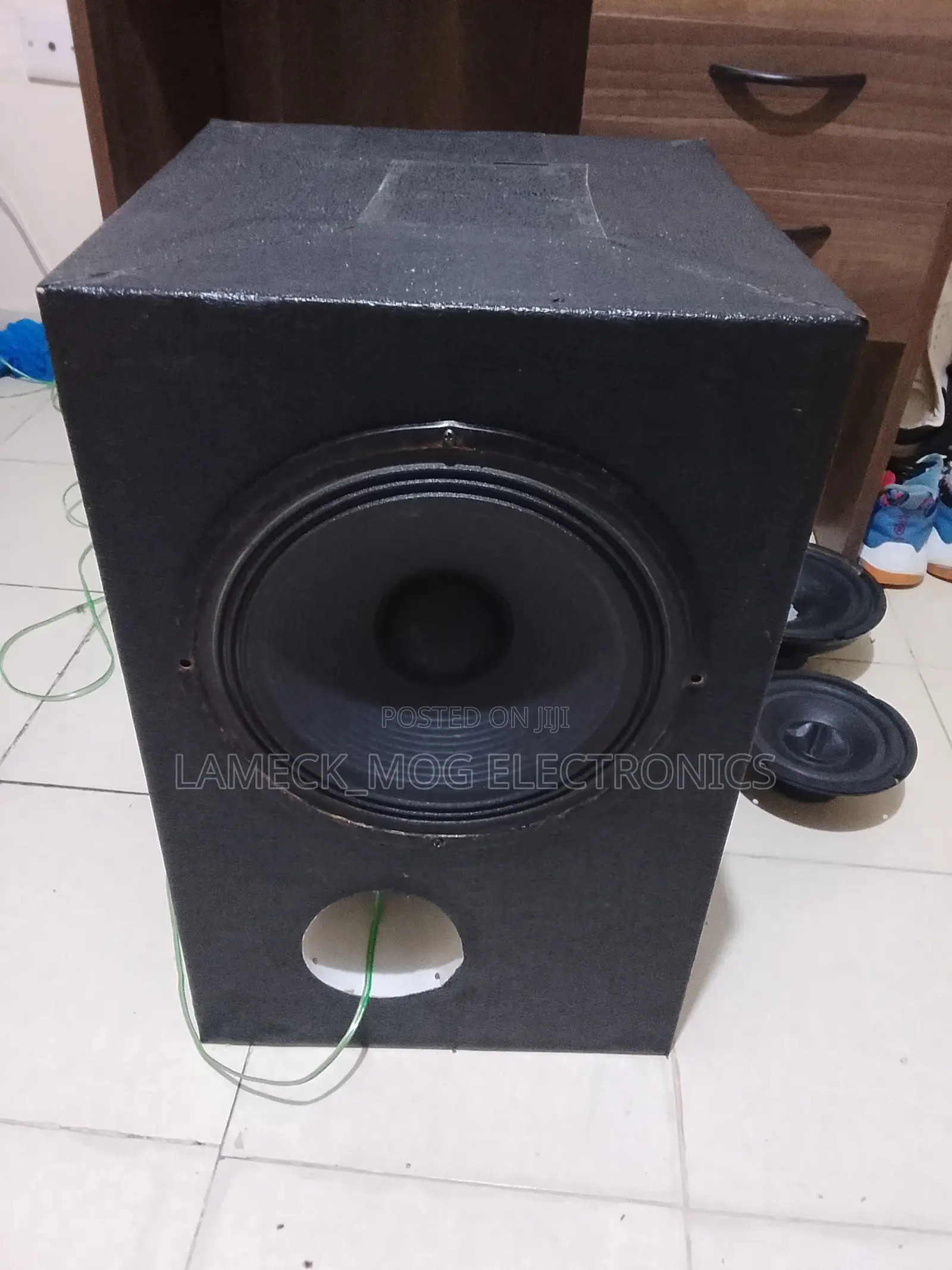 10" Inch Mid Base Speaker With Cabinet