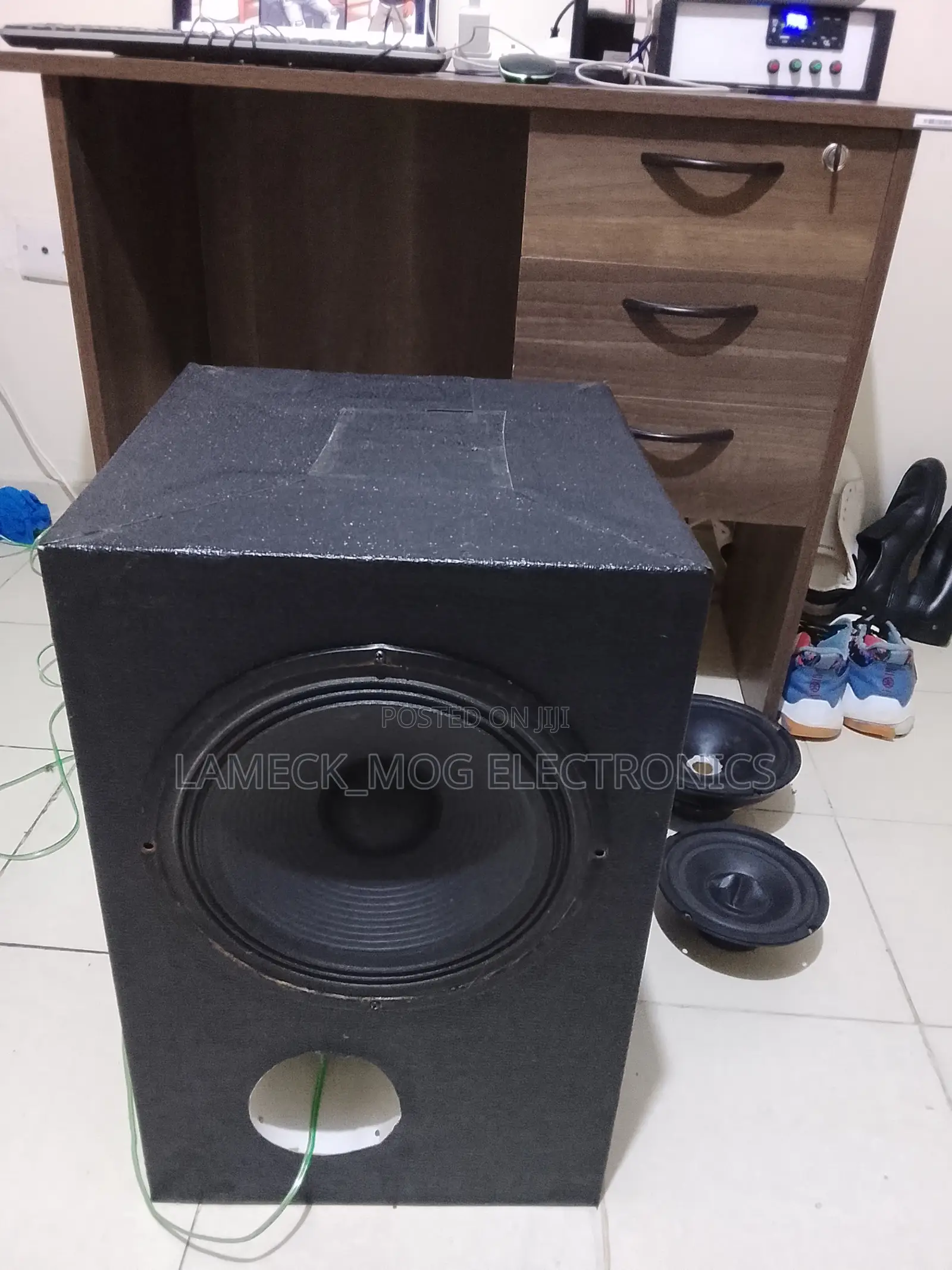 10" Inch Mid Base Speaker With Cabinet