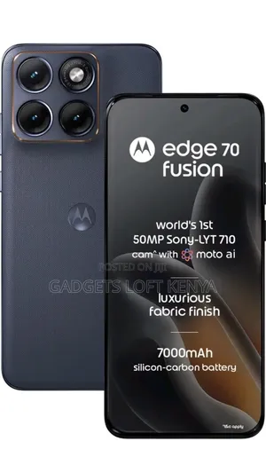 New Motorola Edge 70 Fusion 256 GB Black