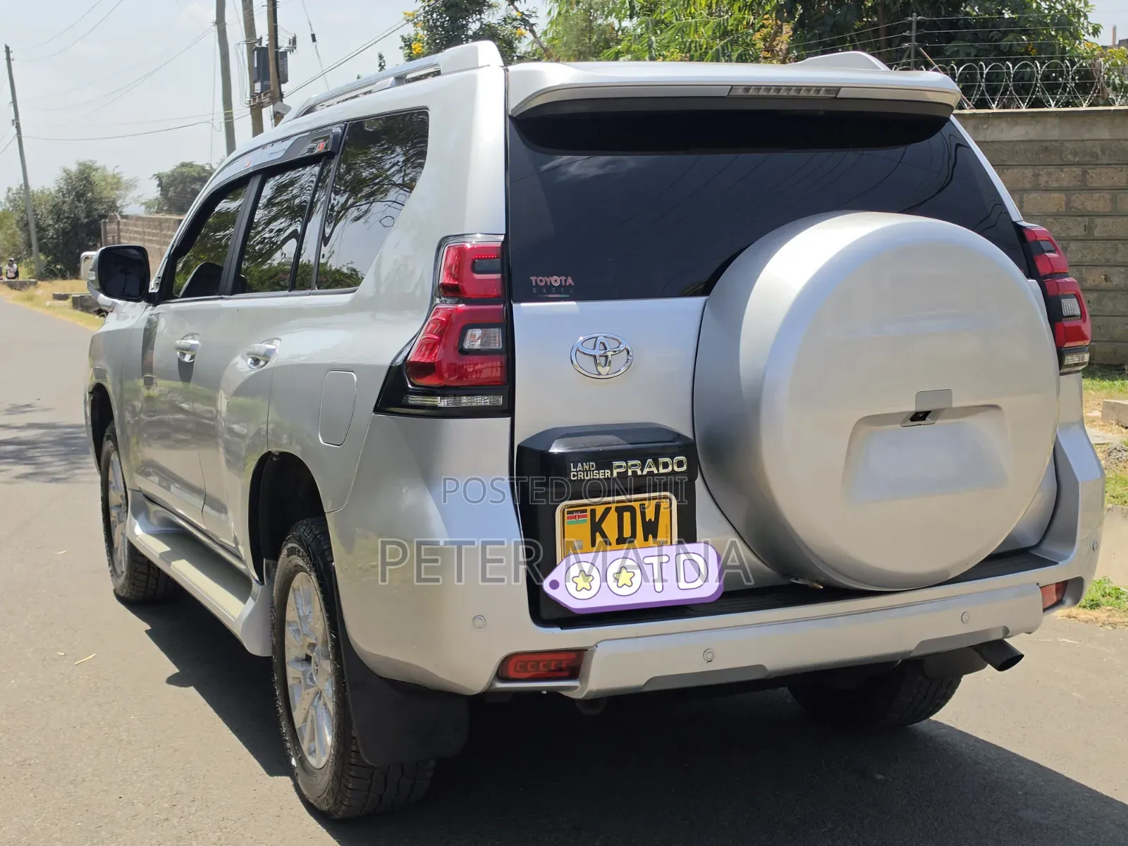 Toyota Land Cruiser Prado 2017 Silver